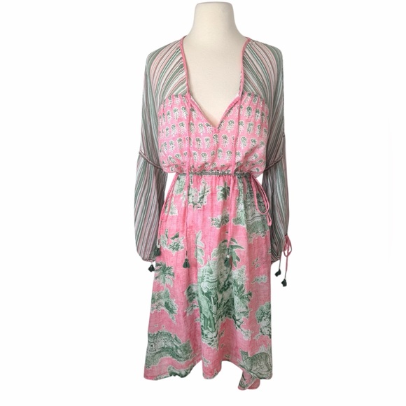 DÀSCOLI PRANA DRESS IN PINK. - Picture 2 of 8